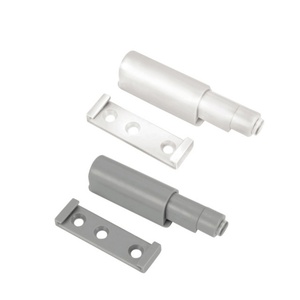 Loquet magnétique à ouverture par pression, mécanisme souple en POM gris et blanc pour armoires de cuisine, hôpitaux et entrepôts - Product Image 3