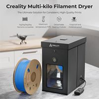 Séchoir à filament pour imprimante 3D Creality grande capacité multi-kg, modèle rapide à chauffage rapide, stockage pour bobines de 1kg à 5kg, gris 9.31