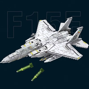 Bloques de Construcción de Aviones de Combate F15E Militares Técnicos 33034, Modelo de Caza Pesado, Ladrillos de Juguete, Regalos para Niños - Product Image 2