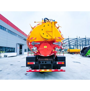 รถดูดสิ่งปฏิกูลแบบดูดฝุ่นอุตสาหกรรม 6x4 16 ลูกบาศก์เมตร ยี่ห้อ Dongfeng รุ่น Clw Customized สำหรับงานสุขาภิบาลในเมือง จัดจำหน่ายทั่วโลก - Product Image 5