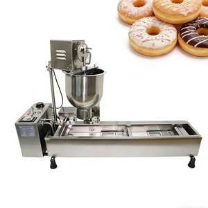 Ligne de production industrielle et commerciale de machines automatiques pour la fabrication, la formage et la friture de beignets - Product Image 1