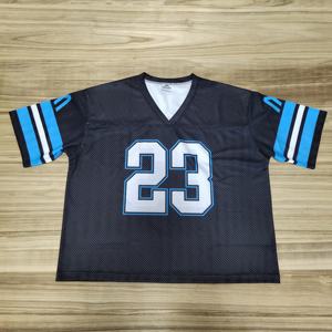 Camiseta de fútbol de malla sublimada personalizada, ropa de fútbol americano - Product Image 3