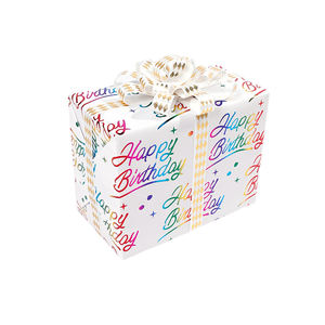 Disposable Recyclable Wrapping <b>Paper</b> 43*300cm Custom 80g Craft <b>Paper</b> for <b>Birthday</b> Valentine's Day Gift Wrapping - Product Image 1