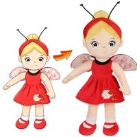 Poupée en peluche personnalisée UYEAH, adorable personnage de dessin animé, mascotte détaillée, jouet en peluche pour fille, cadeau haut de gamme