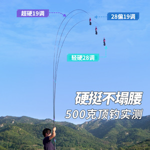 Удочка, ручная удочка, сверхлегкая и сверхтвердая углеродная удочка, аутентичная удочка для дикой рыбалки - Product Image 1