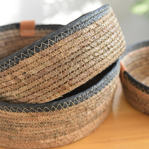 Rattan Fruit <b>Basket</b> Oval M Size No Lid Kitchen Storage Desktop Organizer Living Room Snack <b>Basket</b> - Product Image 4