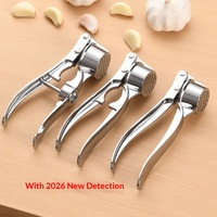 Aluminiumlegering handmatige knoflookpers & -knijper multifunctionele knoflookpeller pasta maker & -pers voor huishoudelijk gebruik groothandel