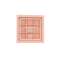 Palette de fards à paupières et de blush vide en plastique ABS de luxe à 9 compartiments avec couvercle transparent – Offre Spéciale