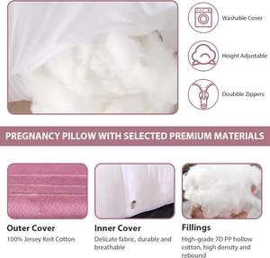 <span class=keywords><strong>Oreiller</strong></span> de <span class=keywords><strong>grossesse</strong></span> en forme de U de haute qualité, certifié Oeko-Tex, personnalisé, 57 pouces, <span class=keywords><strong>meilleur</strong></span> <span class=keywords><strong>oreiller</strong></span> de <span class=keywords><strong>grossesse</strong></span> pour le dos, les hanches, les jambes, le ventre - Product Image 6