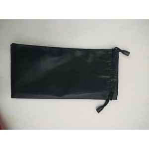 Étui à lunettes ZT, sacs pour lunettes de soleil 18x9 en tissu parapluie avec cordon de serrage, housse de protection portable, style tendance, couleur unie - Product Image 3