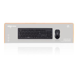 Aigo Wq7616 Wireless <b>Keyboard</b> <b>Mouse</b> Combo 104 Keys English Layout For Desktop Laptop - Product Image 3
