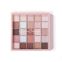 Großhandel 25 Farbe Matt Lidschatten Schweiß feste Lidschatten-Palette Hochwertige Private Label Pigmentierte Lidschatten-Palette