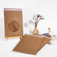 Enveloppe Kraft en nid d'abeille anti-chocs Sacs postaux recyclables et biodégradables
