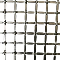 Paravent en acier inoxydable, écran de séparation, maille métallique décorative tissée