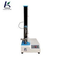 Machine d'essai universelle à colonne unique de haute précision avec commande de servomoteur pour caoutchouc et cuir
