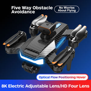 โดรน P9 Pro รุ่นใหม่ กล้องคู่ 8K HD Light Flow พร้อมระบบหลบหลีกสิ่งกีดขวางอัจฉริยะ ควบคุมระยะไกล พับเก็บได้ แบบ FPV Quadcopter - Product Image 2