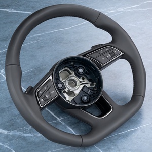 Volant sport en cuir personnalisé compatible avec <span class=keywords><strong>Audi</strong></span> A5 A6L A4 A4L B9 A7 Q2L Q3 <span class=keywords><strong>Q5</strong></span> Q5L Q7 A1 A3 8V 8P en stock - Product Image 2