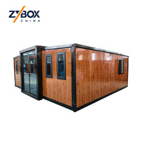 ZYBOX Casa Contenedor Expandible Moderna Lista para Enviar, Casa Prefabricada Modular Pequeña para Oficina Creativa o Estudio, Unidad para EE. UU. y Australia