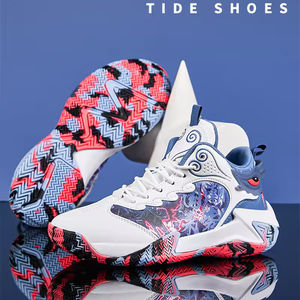 รองเท้าวิ่งหุ้มข้อสูงแบบผูกเชือก รุ่นใหม่ ฤดูใบไม้ผลิ 2025 น้ำหนักเบา นุ่มสบาย ดีไซน์ทันสมัย ใช้งานได้หลากหลาย พื้นรองเท้านุ่ม สำหรับผู้ชาย - Product Image 5