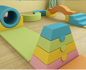Moetry Kids Sensory Gym Équipement d'intégration sensorielle et d'entraînement, aire de jeux souple pour enfants, salle de jeux, maternelle, école pour enfants à besoins spéciaux - Product Image 5