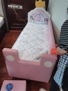 <span class=keywords><strong>Lettino</strong></span> per Bambini JINS in Legno Massello con Sponda di Sicurezza, Combinazione di Letti in Pelle, Paracolpi Piccolo per Culla - Product Image 6