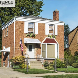 รั้วห่วงโซ่ทำจากสังกะสีแบบประกอบได้อย่างง่ายดายสำหรับรั้วบาสเก็ตบอล - Product Image 3