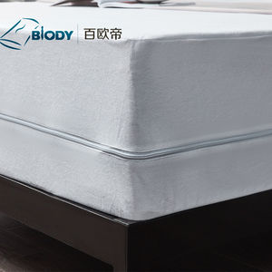 ผ้าคลุมที่นอนกันไรฝุ่นไมโครไฟเบอร์ 120 แกรม แบบเทอร์รี่ ขนาดคิงไซส์คู่ พร้อมซิป กันน้ำ หุ้มได้หกด้าน - Product Image 5