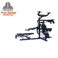 Equipo de Gimnasio Comercial Multi Jungle Trainer para Entrenamiento Funcional, Uso en Clubes de Fitness y Estudios, Entrenamiento de Alta Resistencia