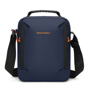 Men's Shoulder <b>Bag</b> Nylon Crossbody <b>Bag</b> Waterproof Casual <b>Black</b> Messenger <b>Bag</b> for Work Travel - Product Image 5