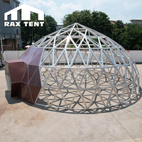 Tente dôme en verre RAXTENT pour le glamping et le studio de yoga avec couche d'isolation thermique