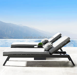 Meuble d'extérieur pour Villa extérieure, <span class=keywords><strong>bain</strong></span> <span class=keywords><strong>de</strong></span> <span class=keywords><strong>soleil</strong></span>, en aluminium, idéal pour une piscine et une fête - Product Image 1