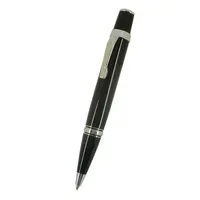 ACMECN Mini สีดำ Lacquer ปากกาเงิน Trim Twist Mechanical โลหะเติมที่มีชื่อเสียงยี่ห้อ MB ปากกาลูกลื่นสไตล์สำหรับ Unisex ของขวัญ