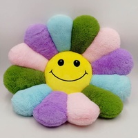 Peluche géante en fleur de tournesol, oreiller en peluche, doux, tendance, vente en gros, 18 pouces