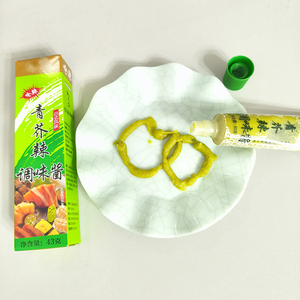Pâte de saveur wasabi et raifort 100% naturel boîte de 43g pour assaisonnement de <span class=keywords><strong>sushi</strong></span> végétalien/végétarien - Product Image 2