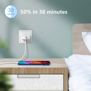 อะแดปเตอร์ชาร์จเร็ว 20W PD USB-C สำหรับ <span class=keywords><strong>iPhone</strong></span> iPad Samsung Type-C ช่องเสียบเดียว - Product Image 4