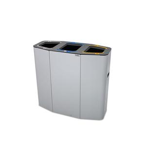 Contenitore per Rifiuti a 3 Scomparti Munich 160 L, Bidone per Riciclaggio da Esterno - Product Image 1