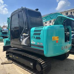 Excavadora Hidráulica de Orugas Kobelco SK75 Usada, 100% Original Japonesa, Modelo 2022, Núcleo (Caja de Cambios, Bomba, Rodamiento, PLC), Envío Gratuito - Product Image 2