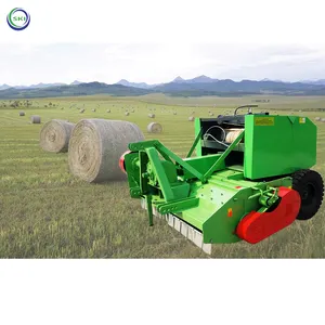 50kg Mini Round Corn Grass Silage Press Vacuum Packing Machine Automatic Silage Baler Machine Alfalfa Hay Baler Machine Prices