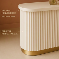 Comptoir de réception élégant et minimaliste en relief pour salon de beauté, spa, clinique, boutique de luxe, mobilier de magasin