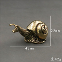 Statue d'escargot en laiton, décoration rétro, mini statue en cuivre, décoration d'intérieur pour salon, bureau, extérieur, étang, jardin, pelouse, aménagement paysager