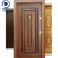 Minimalist Solid Timber Door Customized to Architectural Style for Villa