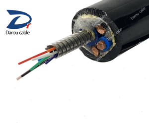 Câble flottant pour ROV sous-marin, conducteur en cuivre, fibre optique, flottabilité neutre, isolation en PE, gaine en polyuréthane, <span class=keywords><strong>Darou</strong></span> DR9001 - Product Image 2