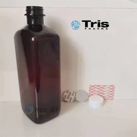 Nouvelles bouteilles de sirop contre la toux en PET ambré de 16 oz pour AYTU TUZISTRA RX Wockhardt Quagen Tris Akorn PAI