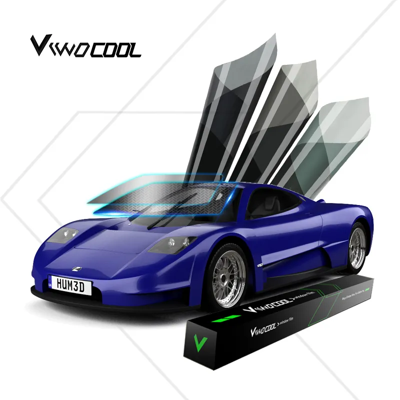 35% рулон для автомобиля viwocool V3595 с длительным сроком службы, 8 лет, 99% с защитой от УФ-лучей, съемный автомобильный оттенок