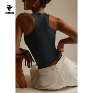 F5332 Tùy Chỉnh Của Phụ Nữ Hoạt Động Nhanh Chóng Khô Công Nghệ Căng Racerback Thể Thao Tank Top Nén Không Tay Khô Phù Hợp với Áo Sơ Mi Yoga Tops - Product Image 2