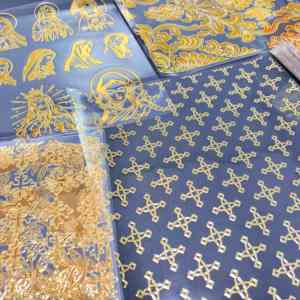 สติกเกอร์หุ้มแก้วลายเมทัลลิก UV DTF สุ<span class=keywords><strong>ด</strong></span>หรู สำหรับแก้วน้ำและพื้นผิวแข็งอื่นๆ  แบบโฮโลแกรม 3 มิติ สีทอง  สำหรับงานพิมพ์แบบทรานเฟอร์ - Product Image 3