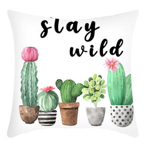 Almohadas estampadas con estampado de <span class=keywords><strong>cactus</strong></span>, funda de cojín para sofá para el hogar, funda de cojín para sala de estar y dormitorio, decoración del hogar - Product Image 1