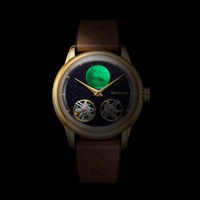 Montre mécanique tourbillon étanche avec bracelet en cuir et verre saphir, design squelette personnalisé, fabrication OEM pour hommes