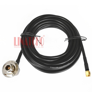 GSM 4G Antenna per auto con cavo di prolunga RG58U <span class=keywords><strong>SMA</strong></span> maschio a N femmina ad angolo retto connettore tipo coassiale - Product Image 3