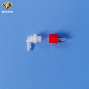 Conectores de tubería pequeños de PP, codo de plomería con rosca hembra y macho, conexión Luer Lock, accesorio Luer de plástico con púas para suministros de laboratorio - Product Image 2